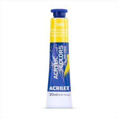 Imagem de Tinta acrílica Acrilex ouro iridescent 385 20ml