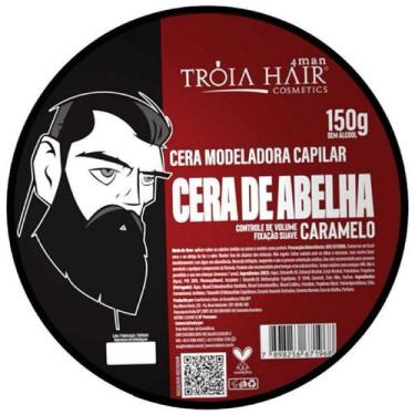 Imagem de Cera Modeladora Caramelito Acabamento Natural 150g - Troia Hair