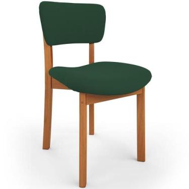 Imagem de Cadeira Para Sala De Jantar Cozinha Living Estofada Dara L02 Suede Ver