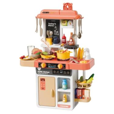 Imagem de Cozinha Infantil De Brinquedo com Acessórios Sai Água e Som