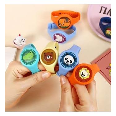 Imagem de Pulseira Repelente Infantil com LED, Proteção Anti Mosquito, Acessório de Segurança para Crianças
