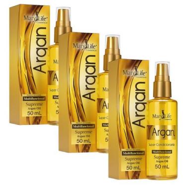 Imagem de 3 UNDs ÓLEO CONDICIONANTE SUPREME ARGAN 150 ml  MARY LIFE - Bio Intint