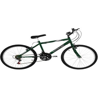 Imagem de Bicicleta de Passeio Ultra Bikes Esporte Aro 24 Reforçada Freio V-Brake – 18 Marchas Verde