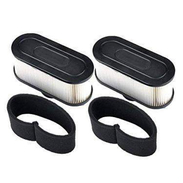 Imagem de SaferCCTV Filtro de ar 11013-7047 com pré-filtro 11013-7046 compatível com Kawasaki FR651V FR691V FR730V FS481V FS541V FS600V FS651V FS691V FS730V 4 ciclos 20hp 21 hp 22 hp 23 hp 24 cv