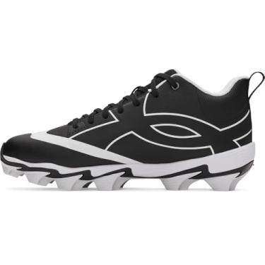 Imagem de Under Armour Tênis masculino Leadoff Icon Mid Baseball Cleats, (001) Preto/Preto/Antracite, 39