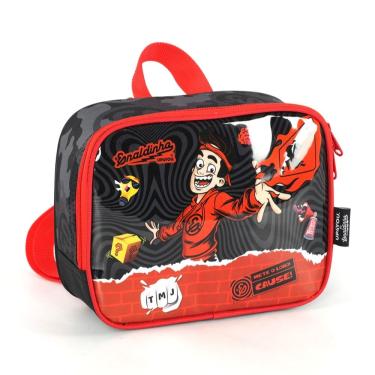 Imagem de Bolsa Lancheira Térmica Escolar Enaldinho Preto Youtuber