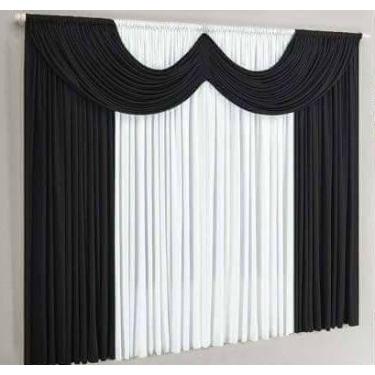 Imagem de Cortina Paris 2 metros Tecido Malha Gel Para Varão Simples - Love Baby