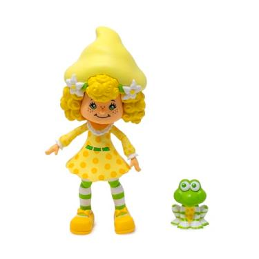 Imagem de Boss Fight Studio Classic Strawberry Shortcake Lemon Meringue Action Figure – Collectible, Scented Figurine with Removable Hat and Animal Companion – 1:12 Scale