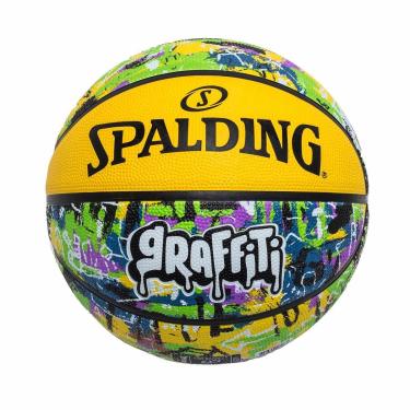 Imagem de Bola De Basquete Spalding Graffiti - Amarelo-Masculino