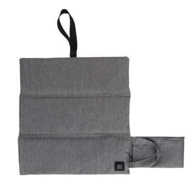 Imagem de BAFOVY Almofada de Assento de Aquecimento Portátil, Temperatura Ajustável Multiplupse Fuilted Aqueded Aquecion Cushion Lutrifold Design para Estádio para Acampar (Cinza claro fosco)