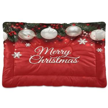 Imagem de SEHANY Cama de bola de Natal para cães e gatos com fundo antiderrapante, cama de canil, colchão macio para animais de estimação, lavável, almofada de cama para cães pequenos, médios e grandes, gatos