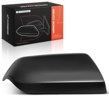 Imagem de A-Premium Tampa do espelho retrovisor do lado do passageiro - compatível com Chevrolet Tahoe Suburban e GMC Yukon XL e Cadillac Escalade, 2021 2022 2023 2024 - Preto liso, sem furo de seta