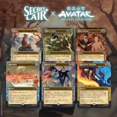 Imagem de Magic the Gathering Secret Lair x Avatar: The Last Airbender - One with The Elements (Non-Foil)