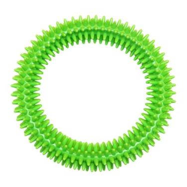Imagem de MERIGLARE Anel Sensorial com Pontas, Massagem Sensorial, Brinquedo Anti- Flexível, Pulseira Anti- para Educação Infantil, Crianças e Adultos, Verde