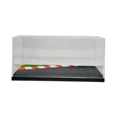 Imagem de menolana Diorama para exibição de carros em escala 1/64, com cena de pista de corrida, enfeite faça você mesmo para estacionamento de carros, ideal para