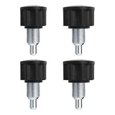 Imagem de Betinyar 4 peças 2 tamanhos M16 puxador de mola, acessórios de máquina de exercício sem ferramentas, peças de reposição de fitness para bicicletas ergométricas, bancos de peso, suportes de agachamento