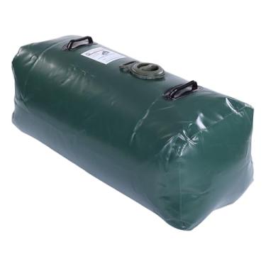 Imagem de XUXHOU Saco de Bexiga de água Tanque de água Portátil Dobrável de 25 Galões para Acampamento de Emergência Em RV, Costuras Reforçadas Com PE, Abertura Grande Com 3 Adaptadores, Potável Verde Escura