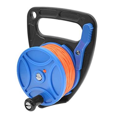 Imagem de Carretel de Mergulho com Parada para Subaquático e Snorkeling PC Nylon Diâmetro da Linha 1 8mm