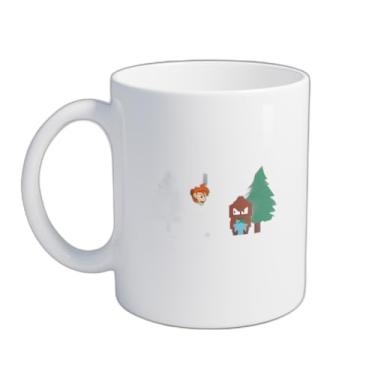 Imagem de Caneca Xícara de Café Porcelana 300ml Design Guerreiros Videogame