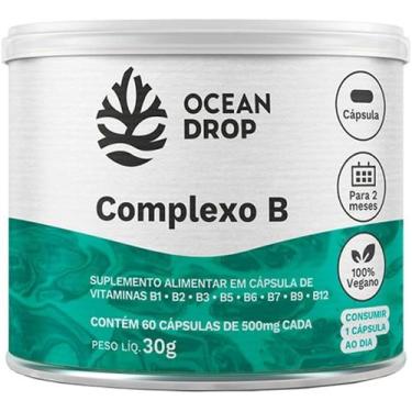 Imagem de Complexo B 8 Vitaminas B12 B9 B6 Biotina B6 B5 B3 Ocean Drop