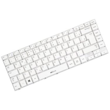 Imagem de Teclado mBook para Samsung Np370r4e Np450r4v Np470r4e Branco Br