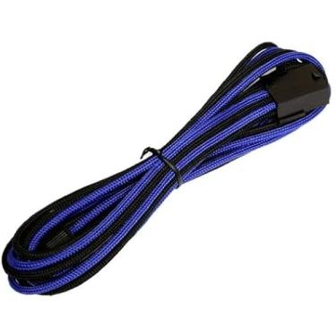 Imagem de Cabo Extensor 8 pinos - para Alimentação de Placa Mãe de 8 Pinos - 45 cm - Preto e Azul - AeroCool EN5607
