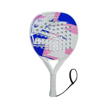 Imagem de Raquete De Padel Leve Em Fibra De Carbono Com Núcleo De Espuma Flexíve