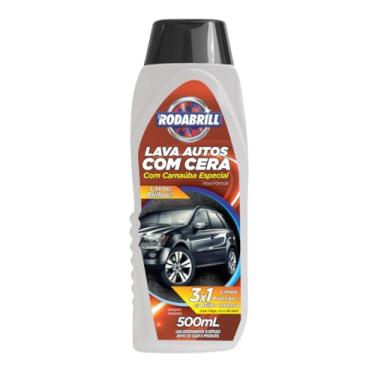 Imagem de Lava Autos com Cera de Carnaúba, 3 em 1, Limpa, Protege, Brilho, 500ml, Alto Rendimento, Fórmula Concentrada para Lavagem de Carros