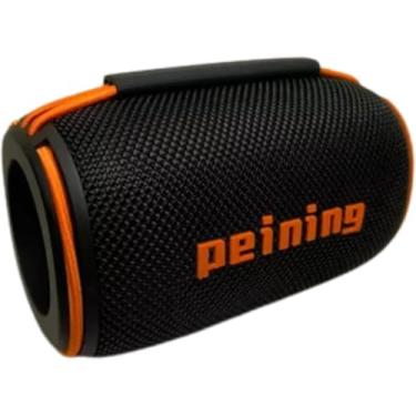 Imagem de Peining Caixa de Som Bluetooth 10W Alcance 15M Bluetooth V5.3 Design ABS e Silicone Preto e Laranja