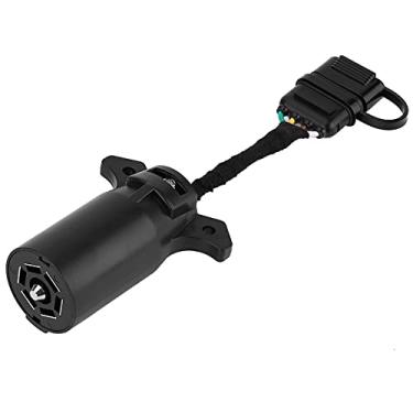 Imagem de Cosiki Desempenho Seguro do Conversor do Adaptador da Tomada Reboque para a Barra de Reboque 6-24v 7 a 4 Pinos Estilo Americano para o Rv