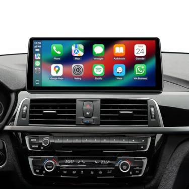 Imagem de Tela CarPlay sem fio de 12,3 polegadas para sistema NBT BMW Série 3/4 (2013-2016) | Android Auto & Mirror Link | 4G + 64G | Tela sensível ao toque Piexl IPS 2400×900 | Mantém funções iDrive e OEM