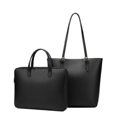 Imagem de Bolsa Para Laptop — Um Kit PráTico Para Proteger Seu Laptop(Pasta Preto + Sacola Preta)