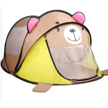 Imagem de Tenda Barraca Toca Infantil Portátil Dobrável Praia Piscina URSO