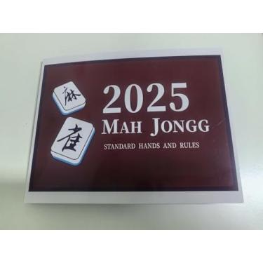 Imagem de Pixibond Mahjong Cards 2025, 4 PCS Mah Jongg Rule Guide Playing Cards - Large Print, Easy to Read, Mahjong Accessories and Gifts for Mahjong Beginners