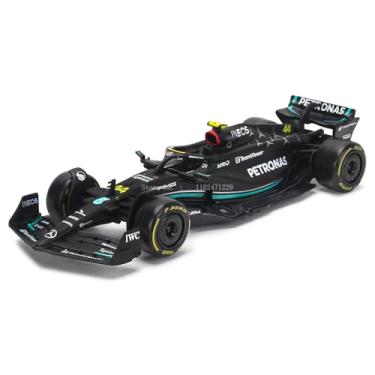 Imagem de Bburago Miniatura Mercedes-AMG Petronas F1 W14 2023 Lewis Hamilton #44, Escala 1:43, Diecast Colecionável, Modelo de Fórmula 1