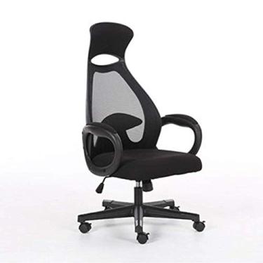 Imagem de Banqueta de bar cadeira de escritório preta respirável confortável fácil de limpar cadeira de estudante cadeira de equipe cadeira de conferência com encosto (cor: #2)