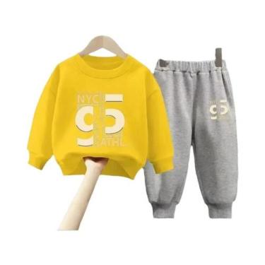 Imagem de Conjunto De Agasalho Infantil De Outono Para Meninos E Meninas, Camisa