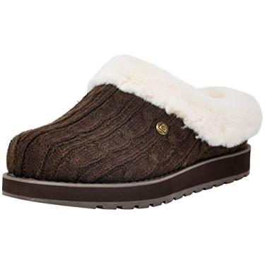 Imagem de Skechers Pantufa feminina Ice Angel, Carvão, 35