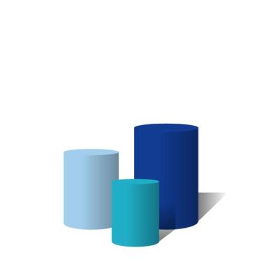 Imagem de Trio Capas Para Cilindro Versátil Tons de Azul  C/ Elástico - Fabrika 