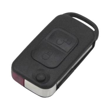Imagem de Capa De Chave Flip Para Mercedes Benz SLK E113 a C E S Com 1 2 3 4 Bot