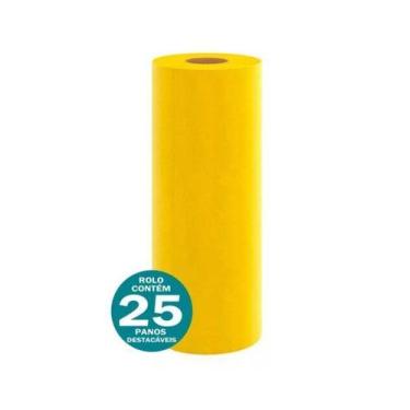 Imagem de Pano Amarelo Multiuso Alta Absorção Limpeza Geral Flash Limp