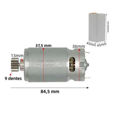 Imagem de Motor De Cortador De Cerca Viva 18/24V 560W Com Escova, Tesoura De Pod
