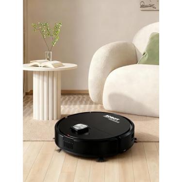 Imagem de Mini robô limpador automático de piso, design compacto para casa e cozinha