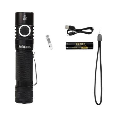 Imagem de Lanterna Tática Recarregável USB-C Sofirn SC31 pro SST40 2000LM Para U