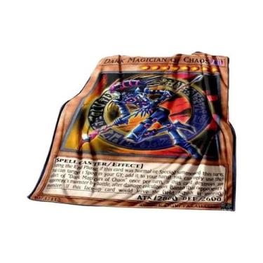 Imagem de Cobertor De Pelúcia Macio Dragão Branco Olhos Azuis Yu Gi Oh Anime Par