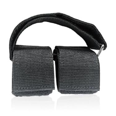 Imagem de Acessório de pé com haltere de macaco, treinador tibialis, pesos ajustáveis no tornozelo, alças de fixação de halteres para pés para exercícios de perna, flexores de quadril, extensões de perna