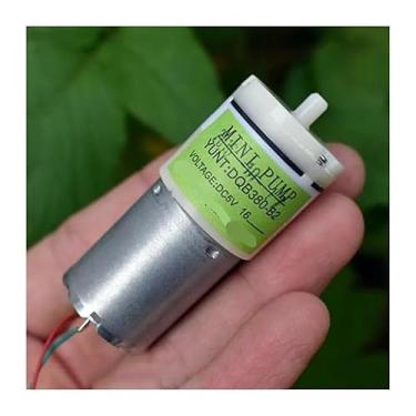 Imagem de DQB380B2 Bomba de ar eletrônica de arranque de grande fluxo CC 5V 6V 370 Bomba de diafragma silenciosa para aquário/aquário /