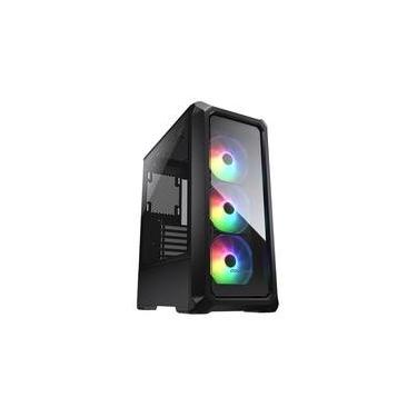 Imagem de Gabinete Gamer Cougar Archon 2 RGB, Mid Tower, ATX, Lateral e Frontal em Vidro Temperado, 3x Cooler Fan RGB, Preto - 385CC50.0003