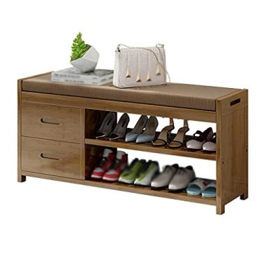 Imagem de 3FLQOOPP Sapateira para entrada, sapateira, gaveta de 3 camadas, prateleira de sapato, sapateira, banco, trocador de sapatos, sala de estar, quarto, corredor, organizador de sapato, organizador de