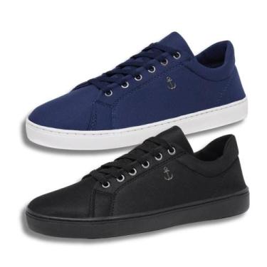 Imagem de Kit 2 Tênis Masculino Casual Resistente Estiloso Confortável - Bless A